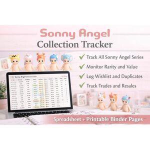 Sonny-Angel Collection Tracker | Ultimate Log | Digital Download